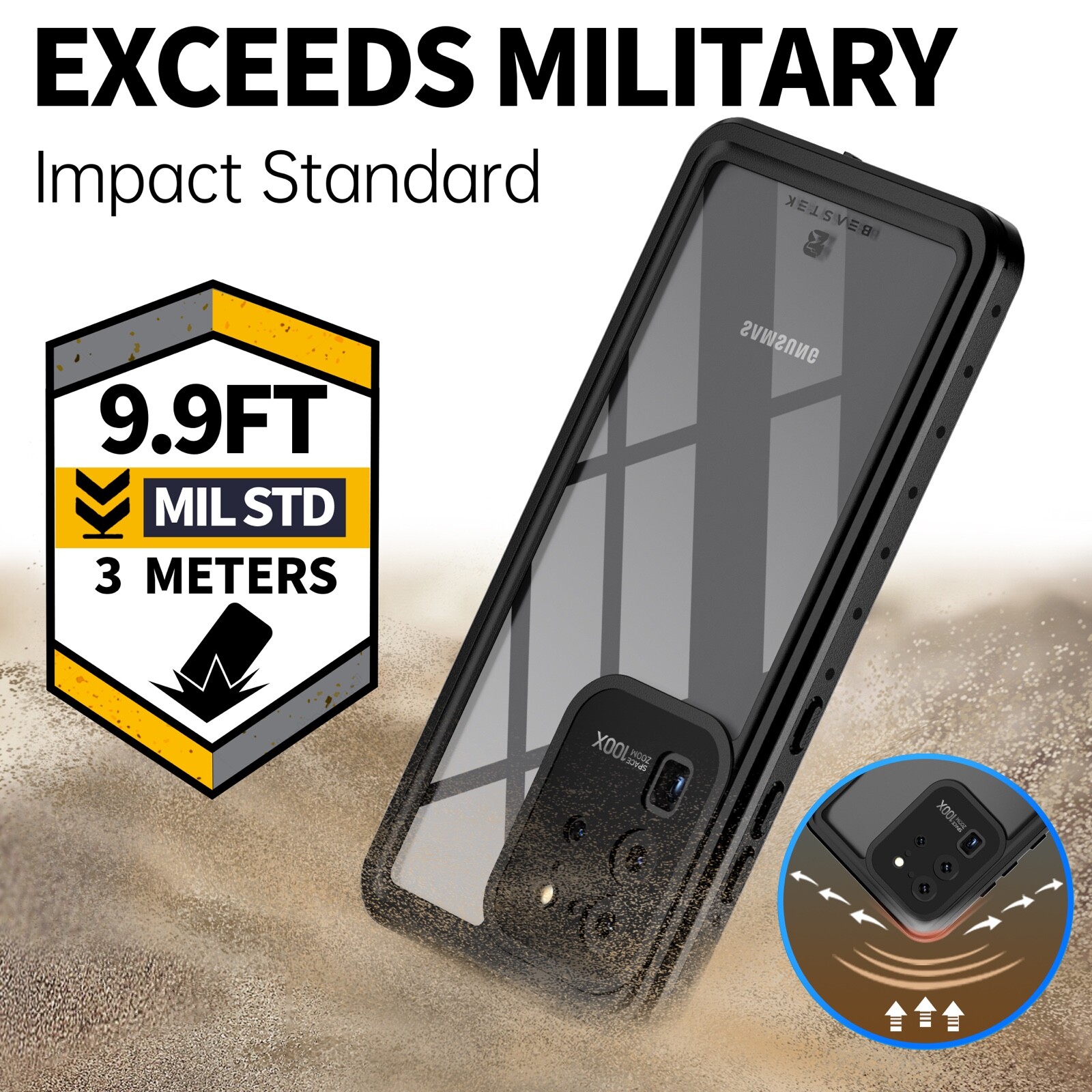 For Samsung Galaxy S20 / S20+ Plus S20 Ultra 5G Case Waterproof Shockproof Cover