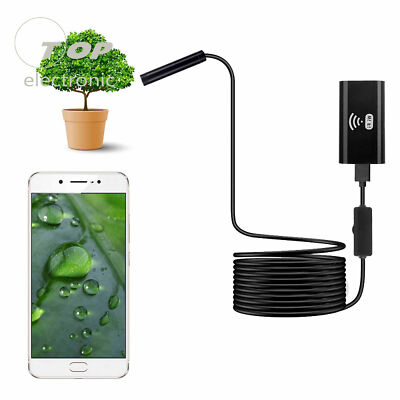 HD Waterproof WiFi Endoscope Inspection 6 LED Camera iPhone Android PC iPad