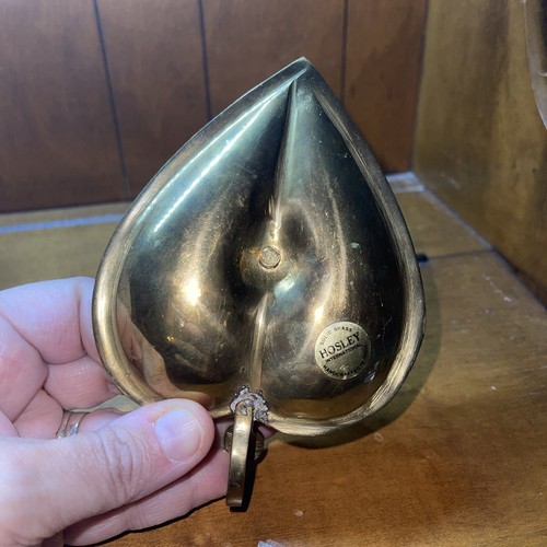 Vintage Brass Hosley Candle Holder