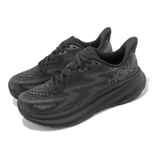 Кроссовки Hoka Clifton 9 Triple Black Women Road Running Sports Shoes 1127896-BBLC