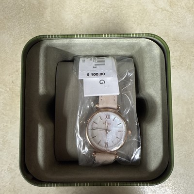 Fossil Women's Carlie Mini White MOP Dial Watch ES4699