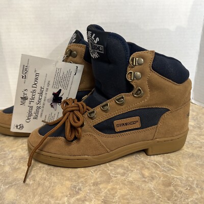 New Miller Heels Down Sportific Riding Mountain Hiking Boots Men 6.5 Women 8.5