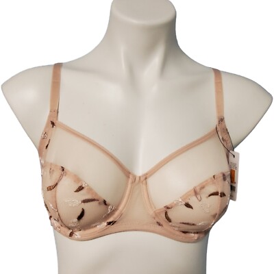 Skarlett Blue Spellbound Bra Women's Size 32DD Unlined Full Coverage Underwire
