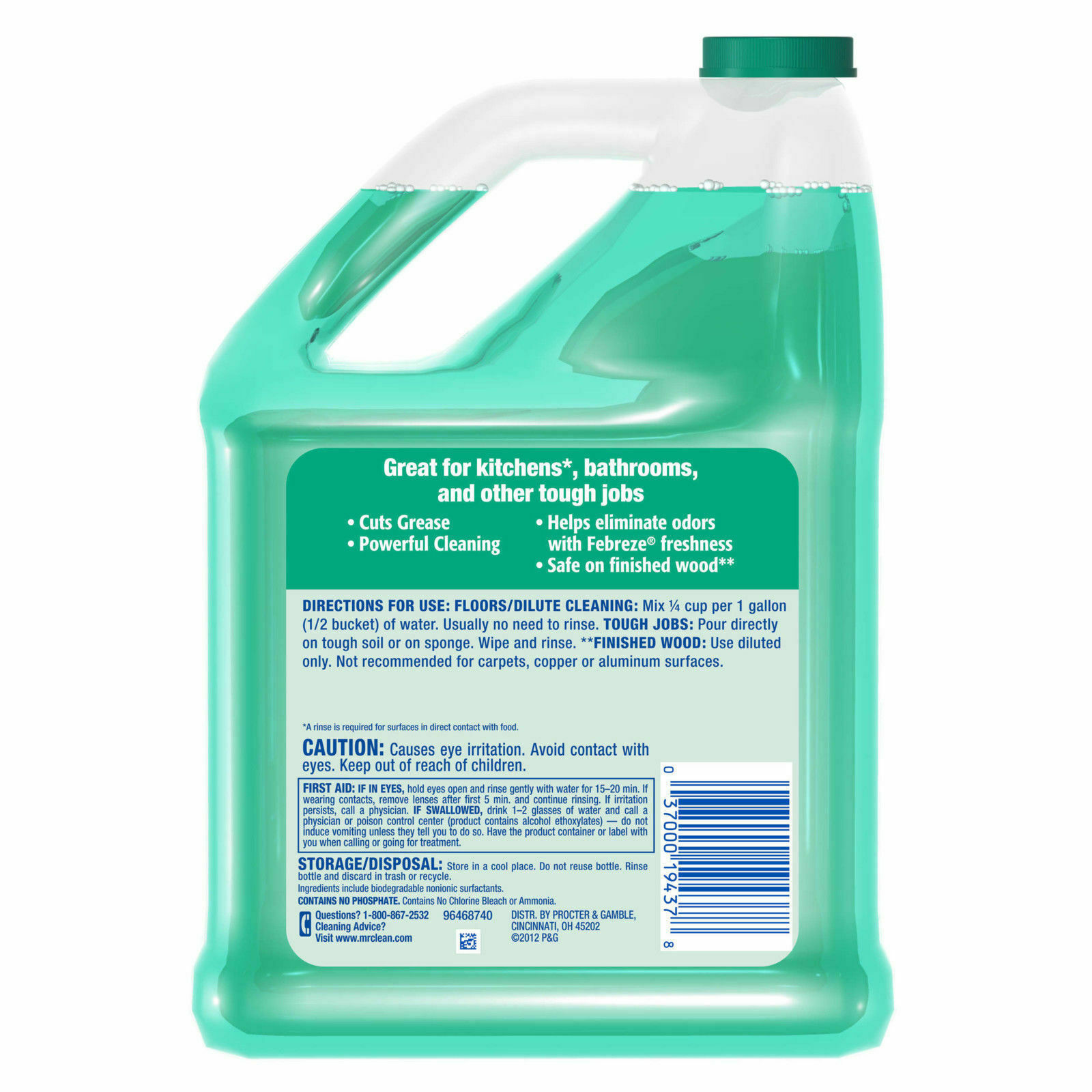 Mr Clean Multi Purpose Cleaner Meadows Rain 128oz