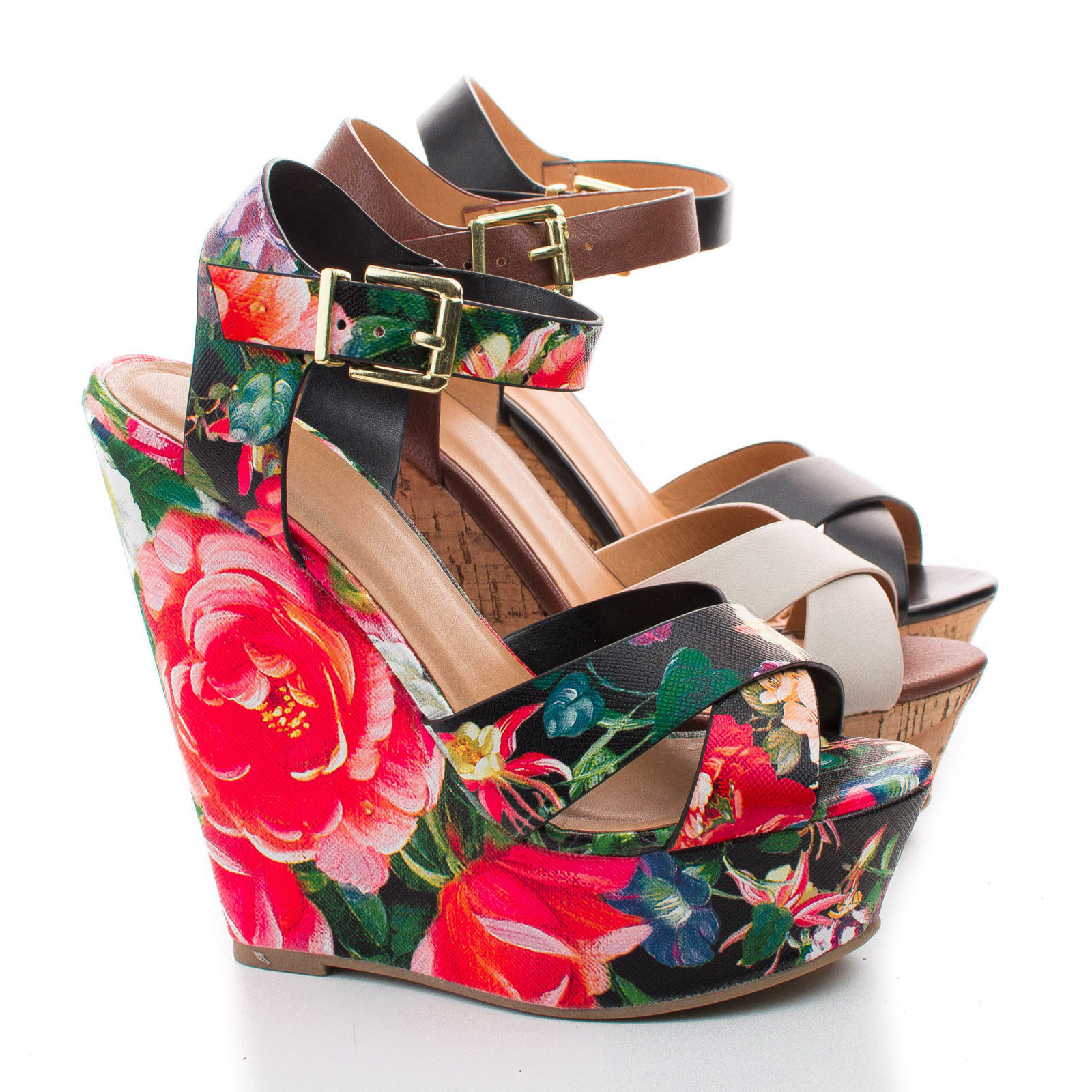 Женские сандалии Delicious с цветочным рисунком