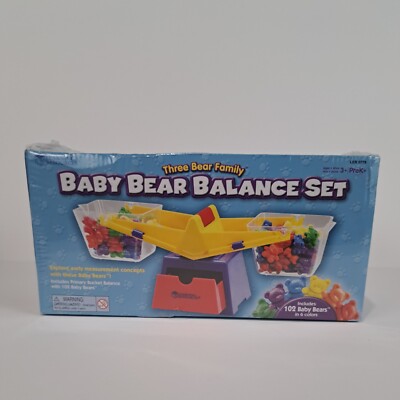 Sealed 102 Bears Learning Resources Three Bear Family Baby Bear Balance Set PreK