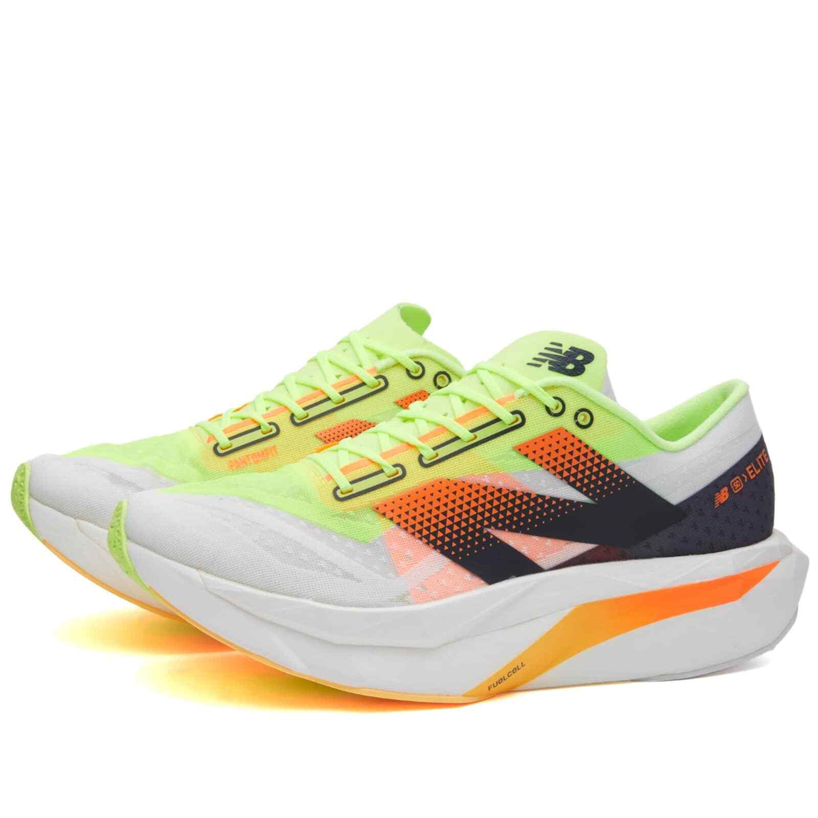New Balance FuelCell SuperComp Elite v4 White Lime Mango