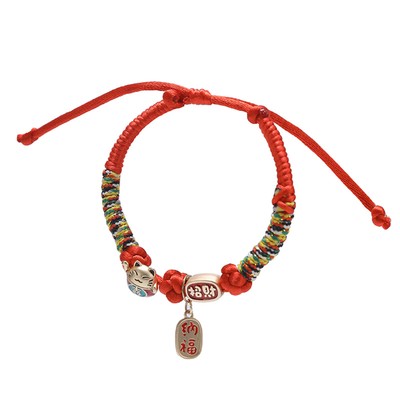 Cat Collar Handmade Dress Up Chinese Style Cat Dog Puppy Necklace Tear Resistant