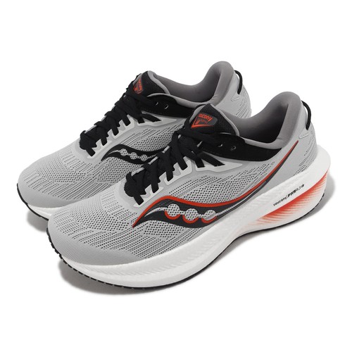 

Мужские кроссовки для бега по шоссе Saucony Triumph 21 Wide Concrete Black Red S2088230, Grey, Triumph 21 Wide