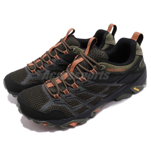 

Мужские кроссовки Merrell Moab FST 2 GTX Gore-Tex Olive Adobe для походов на открытом воздухе J77447, Черный, Moab Fst 2 Gtx