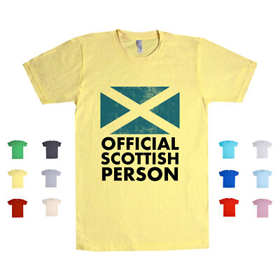 Official Scottish Person European Country Scotland Funny UK Gift Unisex T Shirt
