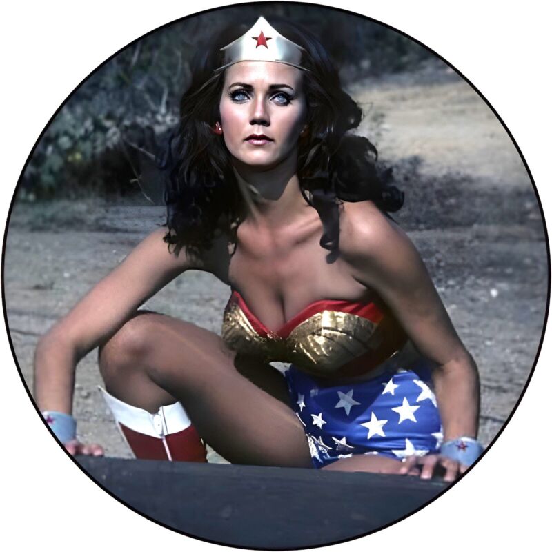 Wonder Woman Lynda Carter Pinback Button