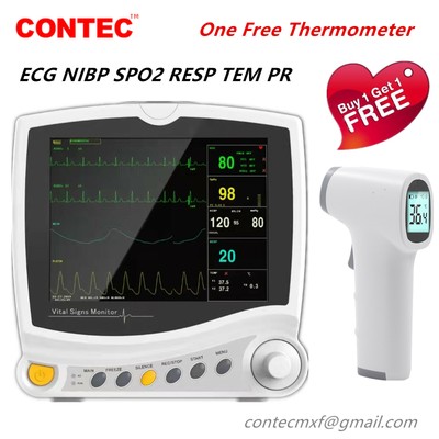 CMS6800 ICU Patient Monitor Vital Signs Monitor 6 Parameters Cardiac Monitor