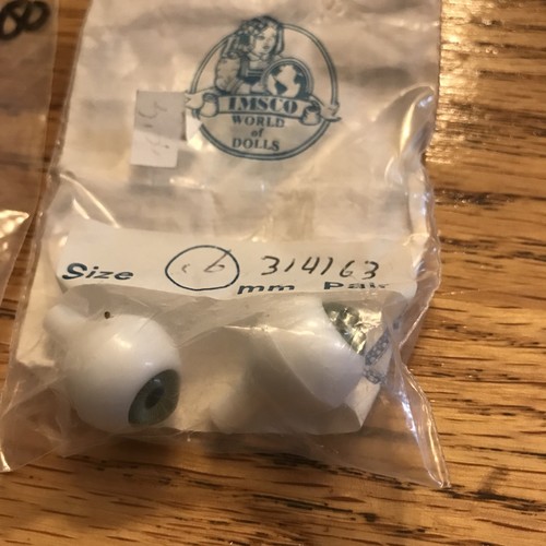 Kemper & Imsco Acrylic Doll Eyes, 16mm  2 Pair