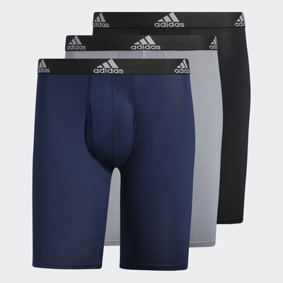 

Длинные трусы-боксеры adidas Performance, 3 пары, мужские, Черный