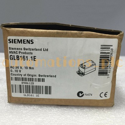 New in box Siemens GLB161.1E Damper actuator 24V 10NM Fast Delivery #AP