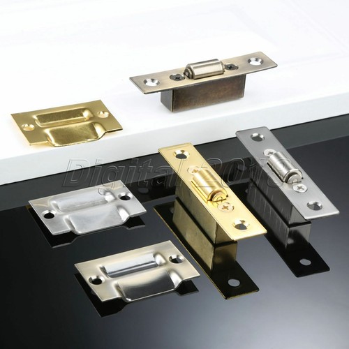 1 X Stainless Steel Cupboard Door Latch Wardrobe Cabinets