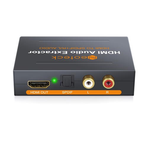 Neoteck HDMI Audio Extractor Converter 1080P HDMI to HDMI Optical SPDIF Toslink
