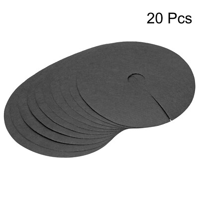 20 Pack Tree Mulch Ring 27cm Nonwoven Tree Protector Mat Plant Cover Black New