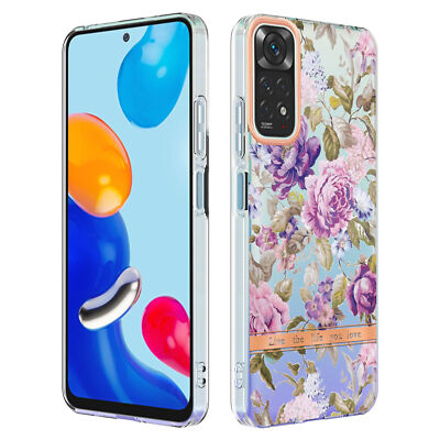 Case For Xiaomi Redmi Note 11s Flower And Grass Series Exquisite Phone Case