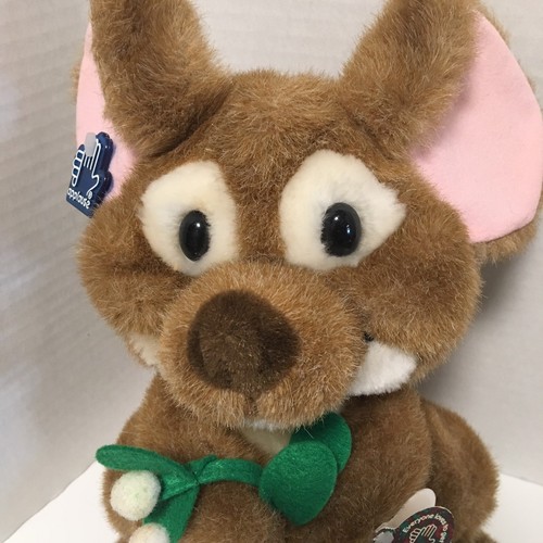 Applause Stuffed Plush Animal The Enchanted Season Mouse-L-Toe Brown Christmas