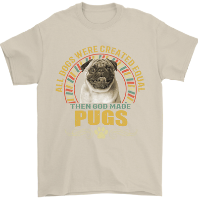 A Pug Dog Mens T-Shirt 100% Cotton
