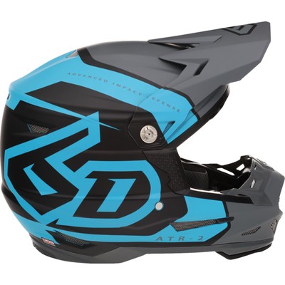 6D Helmets ATR-2 Helmet - Torque - Cyan/Gray - XL 12-3238