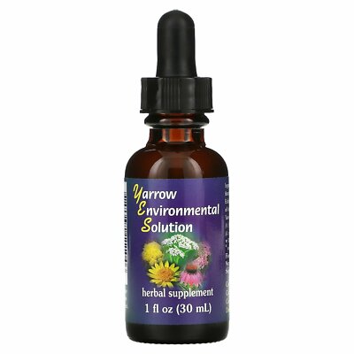 Flower Essence Services Yarrow Environmental Solution 1 жидкая унция 30 мл Органический