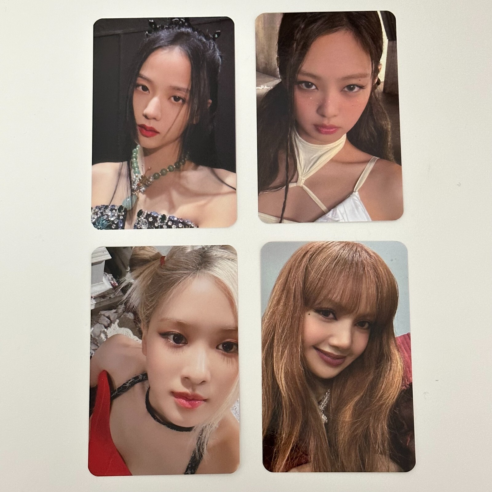 Official Photocard BLACKPINK Born Pink Benefit Pink Venom JISOO