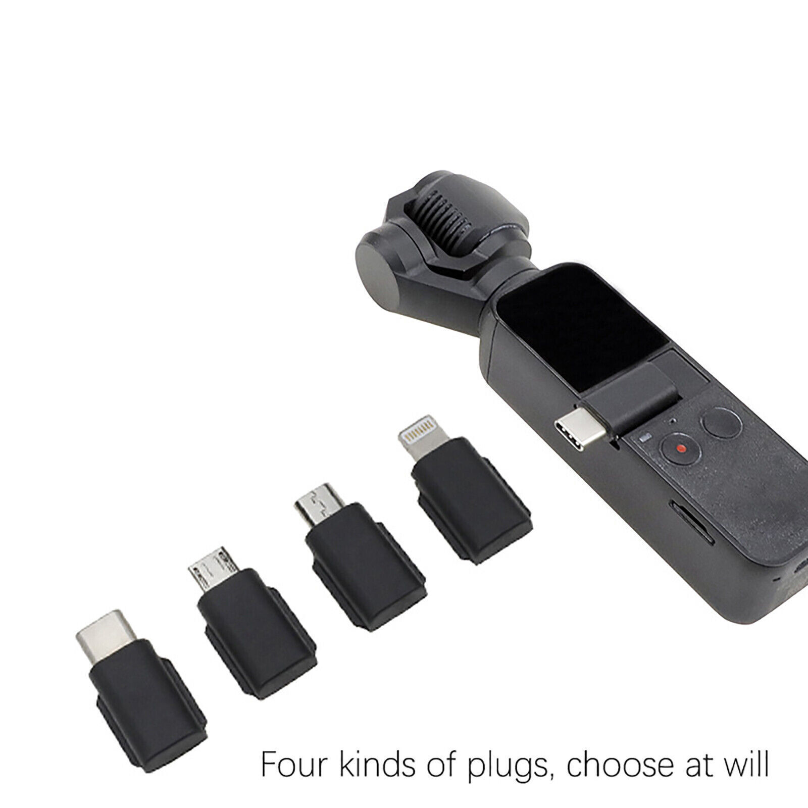 For DJI Osmo Pocket 2 Handheld Gimbal TYPE-C/IOS/MICRO-USB/Android