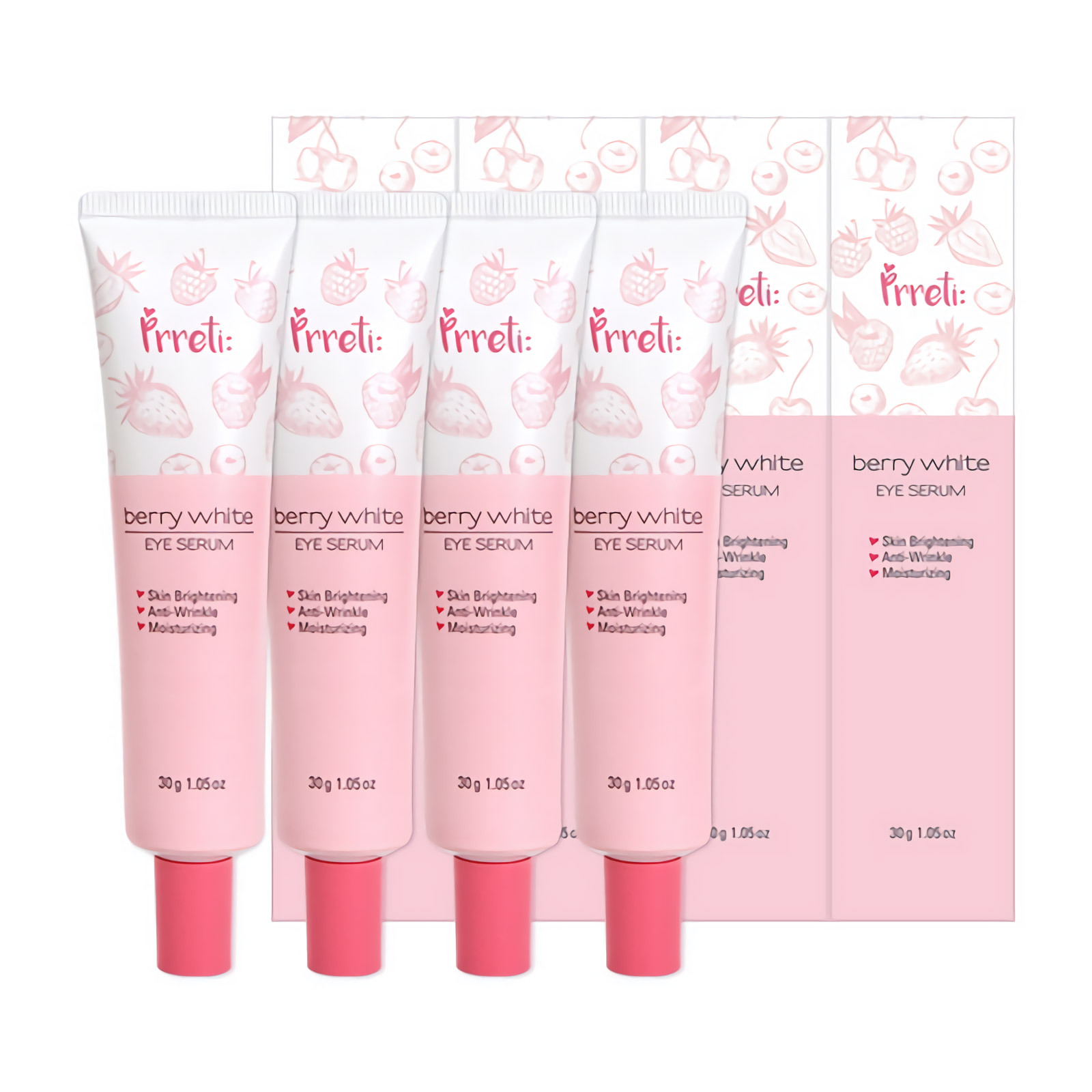 prreti berry white eye serum
