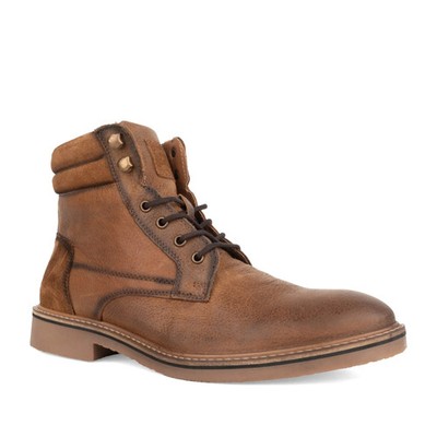 Brandson Ristal Herren Braune Lederstiefeletten Freizeit BRD6584-25206