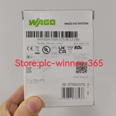 New In Box WAGO 750-375 PROFINET IO Fieldbus Adapter PLC Module 750375
