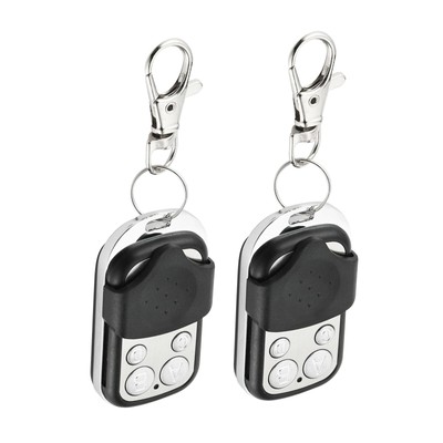 2x Universal 433.92MHZ Fixed Code 4 Button Gate Garage Door Open Remote Control