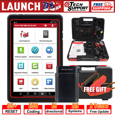 LAUNCH X431 PRO MINI 3.0 Bidirectional K~ey Coding OBD2 Scanner Diagnostic Tool