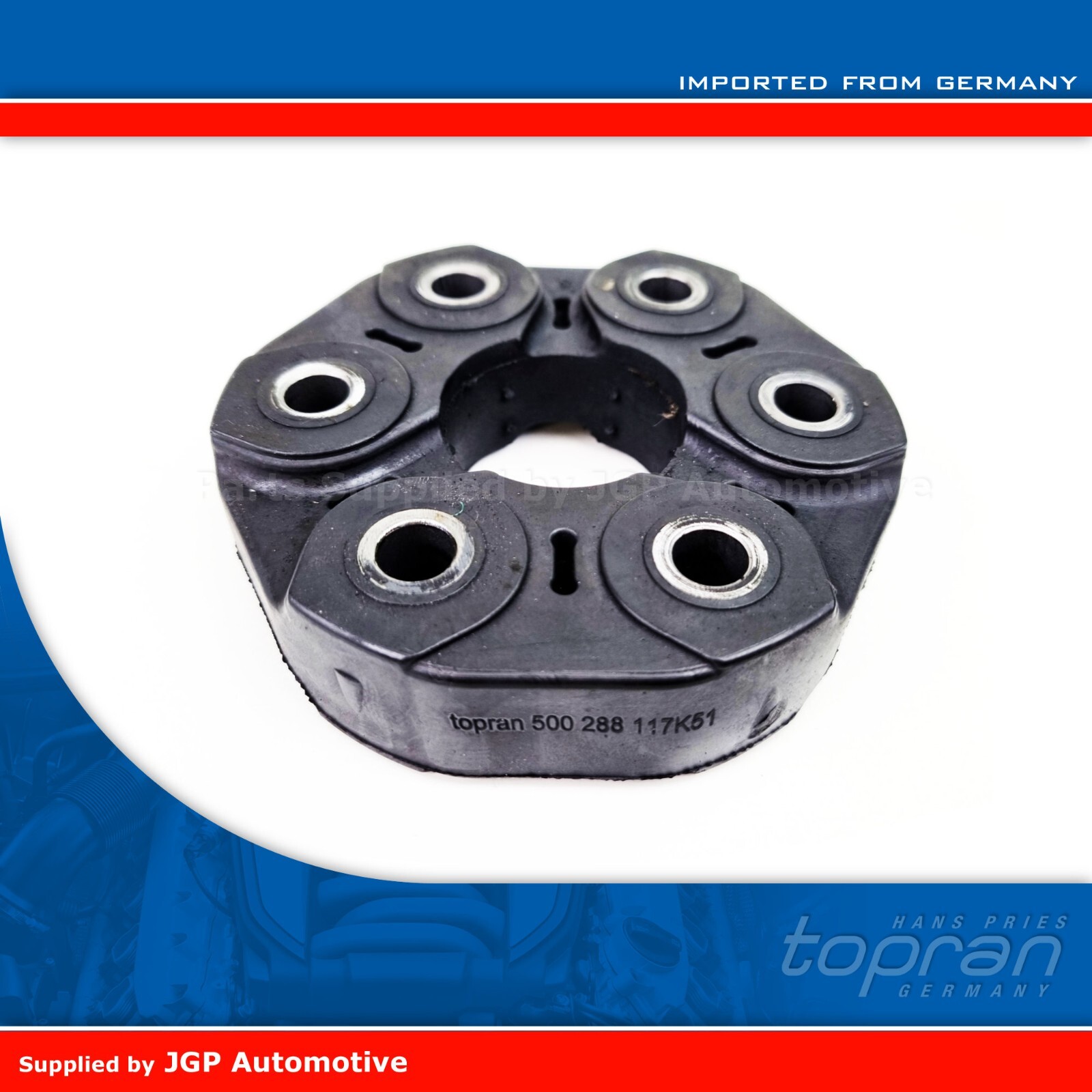Front Propshaft Joint Doughnut Coupling Bush - BMW 1, 3, 5 Series - 26111225624