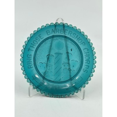 Tiara Exclusives Teal Blue Glass Ring Those Barbershop Chords 4.25