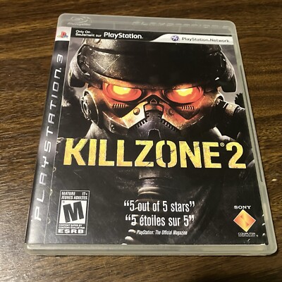 Killzone 2 (Sony PlayStation 3, 2009) PS3 CIB Complete TESTED