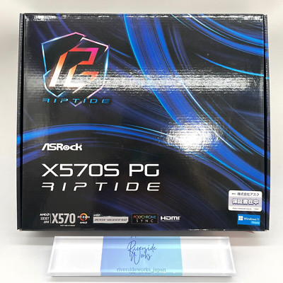 ASRock X570S PG RIPTIDE AM4 AMD X570 SATA 6Gb/s ATX AMD DDR4 Motherboard New
