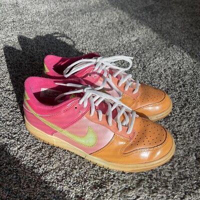 Nike Dunk Low Rainbow Sherbet 2009 OG Shoe Rare 309601-831 Youth Sz 7y Women 8.5