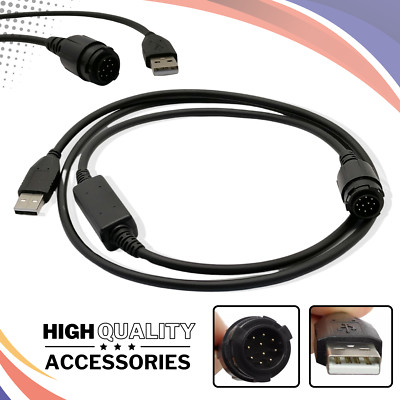 New USB Programming Cable For Motorola XTL5000 XTL2500 XTL1500 PM1500 HKN6184C