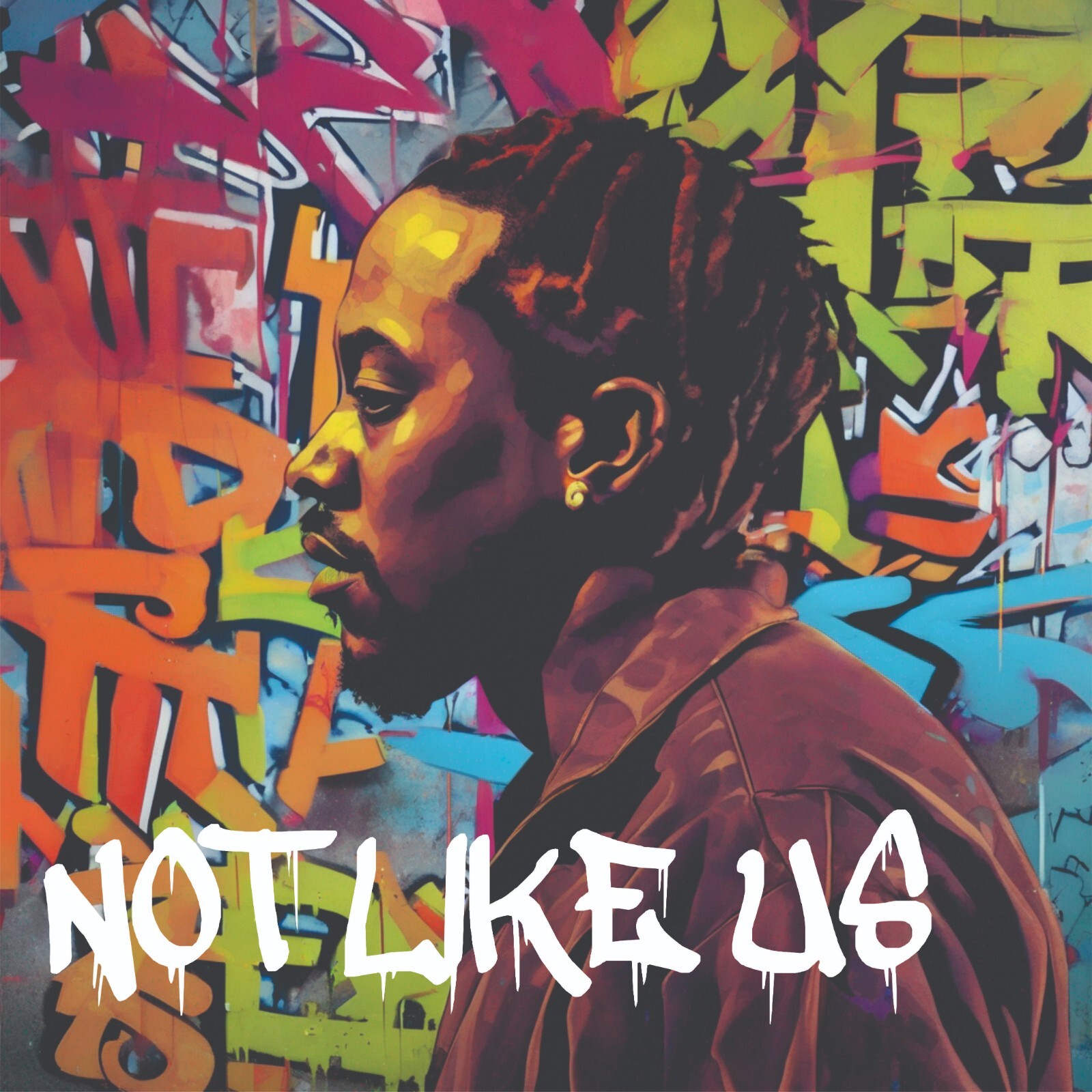 KENDRICK LAMAR NOT LIKE US POSTER/PRINT ART AI1