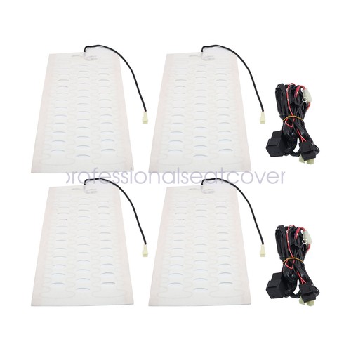 For 2 seats install,Universal round switch seat heater,heated seat kit,4 pads