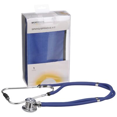 McKesson Blue Reusable Aneroid / Stethoscope Set 1 per Box