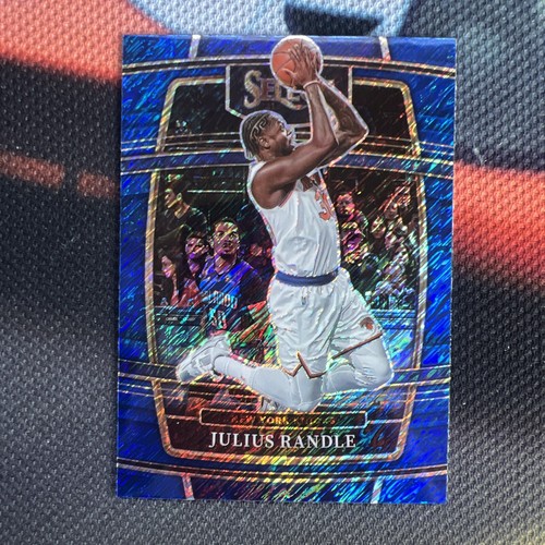 2021-22 Panini Select Blue Shimmer Prizm Julius Randle New