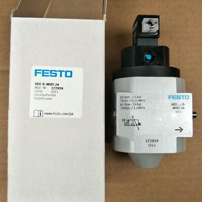 1Pcs New FESTO HEE-D-MIDI-24 172959 Valve