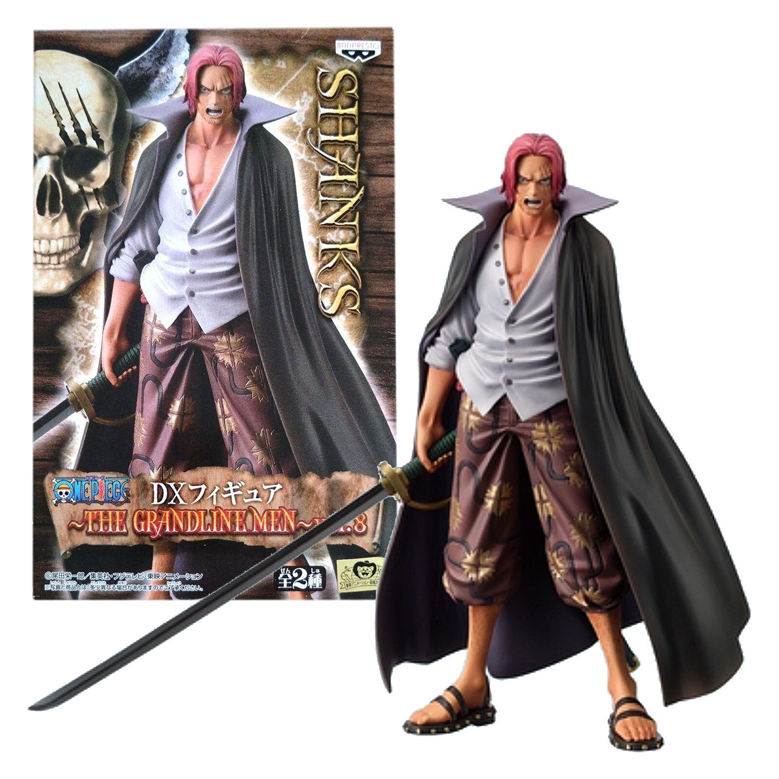 BANPRESTO ONE PIECE DX Figure THE GRANDLINE MEN vol.8 Shanks