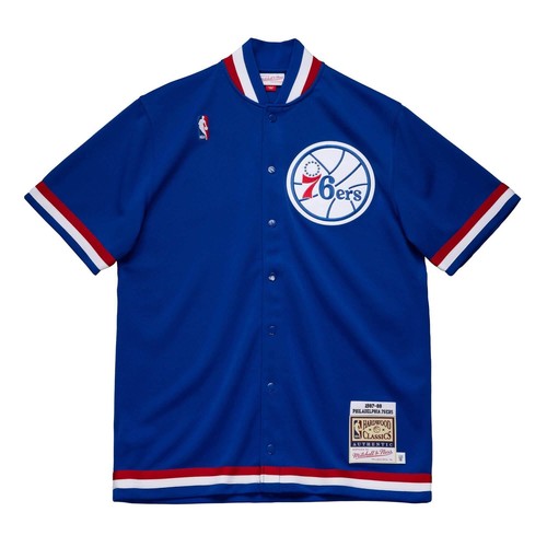 

MITCHELL - NESS АУТЕНТИЧНАЯ ФУТБОЛКА ДЛЯ СТРЕЛКОВ НБА PHILADELPHIA 76ERS 87, Royal