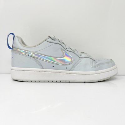 

Nike Boys Court Borough Low 2 CJ2239-401 Серые повседневные кроссовки, размер 4Y, Серый, Court Borough Low 2