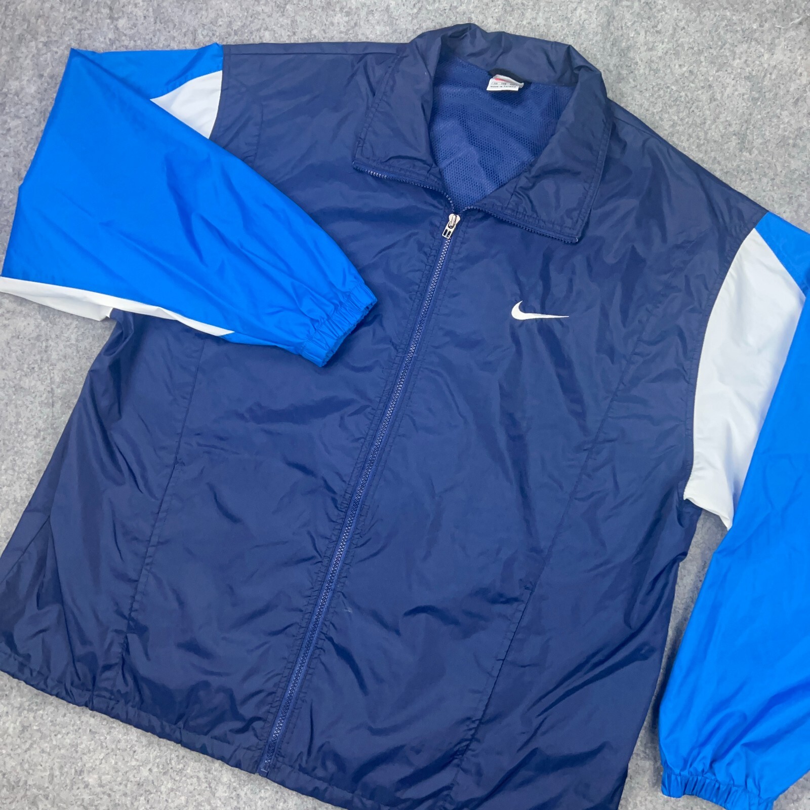 ジャケット・アウター 00s Nike nylon jacket old y2k nike72 Nike Jacket L 90s 00s Y2k Big Logo Swoosh Athletic